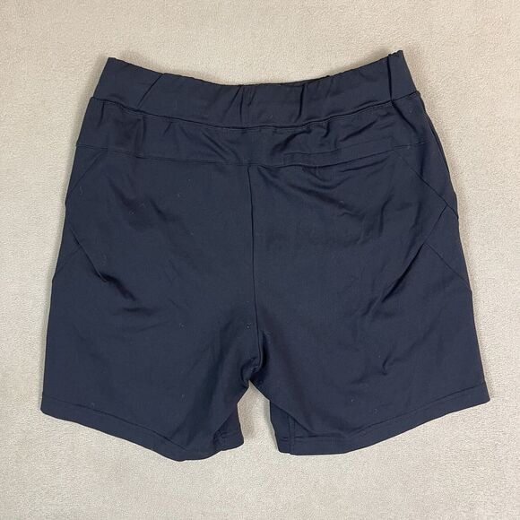 Alphalete Shorts Mens Medium Black Athletic Sweat Logo Workout Gym Adult - Picture 12 of 13